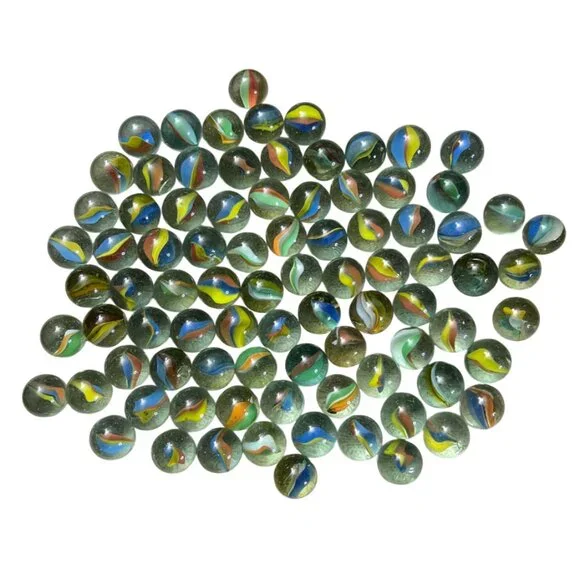 marbles vintage lot assortment of different types and colors 200 marble Pieces - Picture 2 of 15
